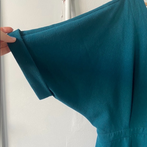 ASOS Wiggle Dress, Teal Size 18 - Picture 2 of 5